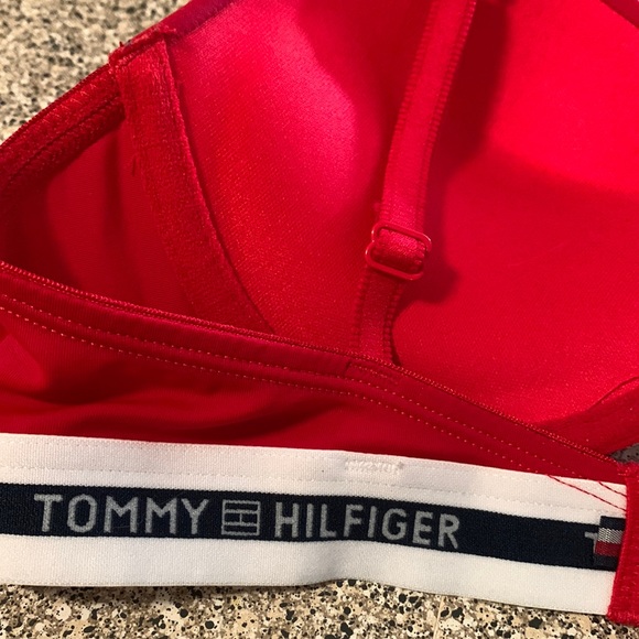 TOMMY HIlFIGERShape Bra 34B Red-blue-White like new - Picture 5 of 14